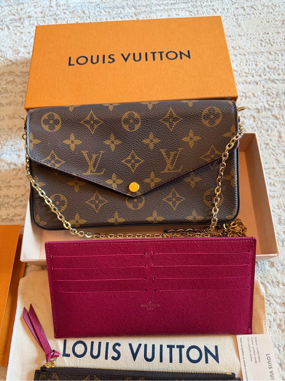 Louis Vuitton Pochette Félicie Monogram Crossbody Bag - Picture 3 of 17
